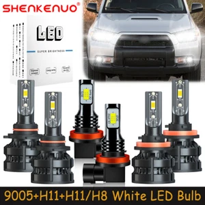 For Toyota 4Runner 2010-2013 Combo LED Headlight Bulb High Low Beam Fog Light Z8 - Picture 1 of 21