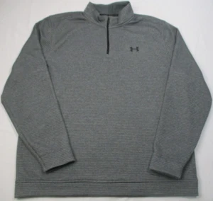 Under Armour Pullover Men 2XL Gray Storm Sweater Fleece 1/4 Zip Golf Sweater - Bild 1 von 4