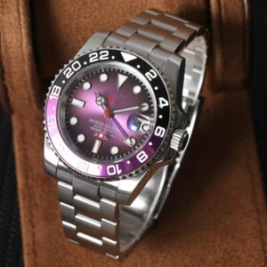 Seikmod GMTEIKO Purple Fade GMT Aut | Sapphire | Ceramic Bezel | 300m WR - Bild 1 von 6
