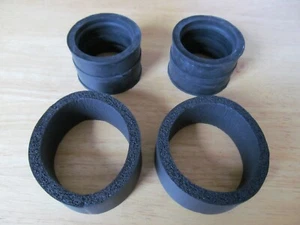 60-7076A MANIFOLD TO CARB AIRBOX INLET RUBBER HOSE for TRIUMPH T140 (SET) *** - Picture 1 of 1