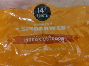 Case Qty 18 Hyde And Eek! Halloween 14 Ft Length 190 Sqft Area Stretch Spiderweb - Picture 1 of 2