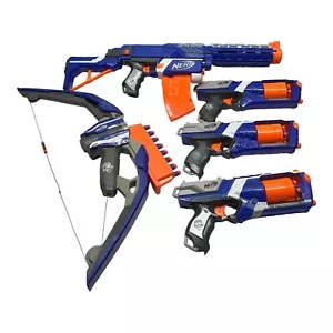 Lotto di 5 freccette Nerf N-Strike Elite Strongarm Stratobow Retaliator CARICATE - Foto 1 di 7