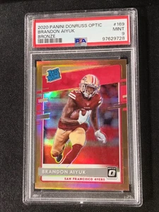 Panini Donruss 2020 clasificación óptica novato bronce #169 Brandon Aiyuk novato 🔥 49ers - Imagen 1 de 4