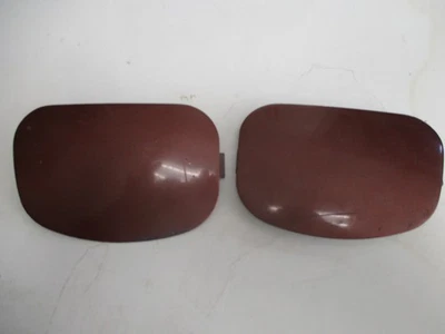 Porsche 911 912 1969-73 Front Bumper Fog Light Opening ORIGINAL Covers-Pair USED - Image 1 of 4