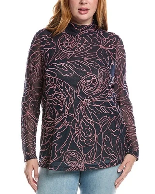 Camiseta de malla para mujer Johnny Was Plus Rebecca Foto 1 de 2