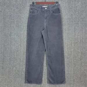 Levis Cordhose Damen 28x26* grau High Rise Ribcage Straight Ankle Jeans - Bild 1 von 16