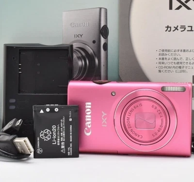 Canon IXY 110F/PowerShot ELPH 130 IS/IXUS 140 Digital Camera Pink F/S From Japan - Image 1 of 4