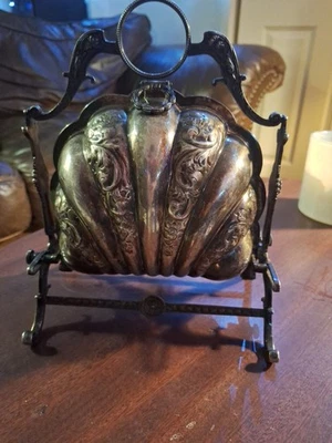 Antique Circa Late 1800's Silver Plated Victorian Bun Warmer / Biscuit Warmer - Image 1 of 4