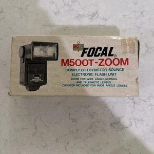 Focal M500T-Zoom elektronisches Blitzgerät für Kamera Bounce mit Box - Bild 1 von 10