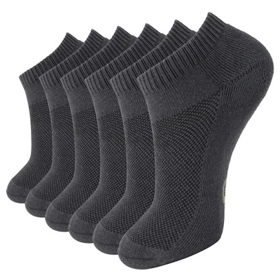 Calcetines deportivos para hombre 6 pares - Calcetines tobilleros de corte bajo para correr, gimnasio, todo uso Foto 1 de 4
