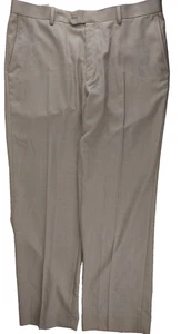 Traje de vestir separado para hombre Saddlebred talla 38x30 frente plano tostado nuevo con etiquetas - Imagen 1 de 5