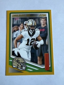 2025 Score Gold Chris Olave Saints - Picture 1 of 2