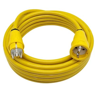 MARKENLOS Schuko Verlängerungskabel 230V YL Stromkabel AT-N07V3V3-F 3x2,5mm² 2-50m