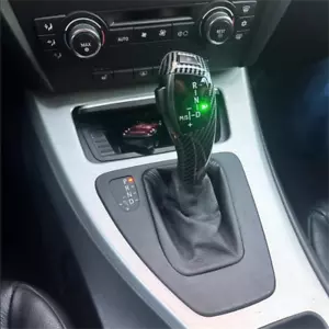 DIY LED Automatic Gear Shift Knob Change For BMW 1 3 Series E81 E87 E90 E92 LHD - Bild 1 von 15