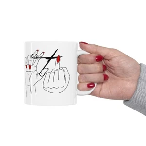 Taza de café Sarcastic para mujer 11 oz | Taza de té sarcasmo impresa en Estados Unidos - Imagen 1 de 7