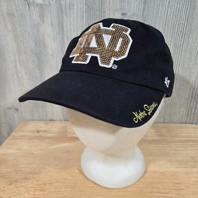 女士 '47 品牌巴黎圣母院刺绣金色亮片标志可调节帽子 — 第 1/4 张图片