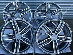 Alloy Wheels 17" Venom For Honda Accord Civic CR-V FR-V HR-V 5x114 Grey