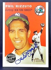 2003 Topps Heritage Real One Autographs #PR Phil Rizzuto Auto Yankees