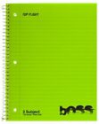 (Case Of 12) Top Flight Boss Premium Poly Cover 3-Subject Wide Ruled Notebooks