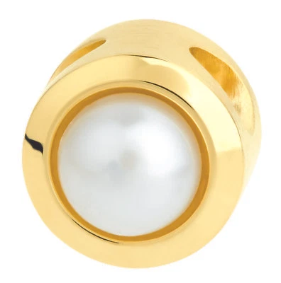 Ernstes Design Evia  Anhänger AN834 mit Perle Edelstahl goldfarben - Bild 1 von 3