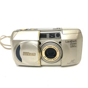 Nikon Lite Touch 130 ED 38-130mm Zoom, 35mm Film Point Shoot Camera Untested - Picture 1 of 10