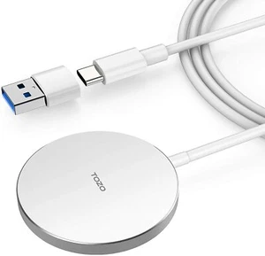 TOZO W6 Caricatore Wireless Magnetico 15W Ricarica Rapida con Cavo Universale Compatibile - Foto 1 di 7
