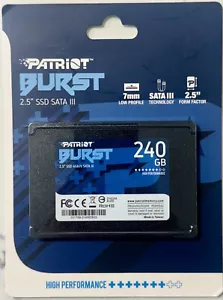 SSD interno Patriot Burst 240 GB 2,5 pulgadas 6 Gb/s SATA III PBU240GS25SSDR - Imagen 1 de 1