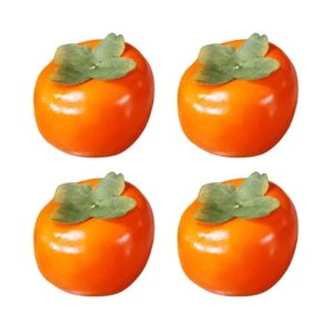 Simulation Persimmon Fruit Educational Persimmon Fruit Toy for Home Decoration - Picture 1 of 8