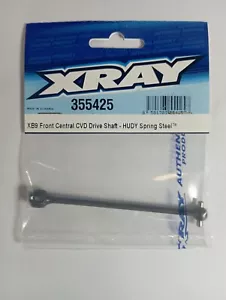 XRAY 355425 XB9 FRONT CENTRAL CVD DRIVE SHAFT HUDY SPRING STEEL - Imagen 1 de 2