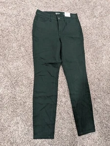 STYLE & COMPANY Womens Green Stretch Curvy Fit Jeans, Mid Rise, Size 4 - Picture 1 of 4