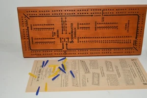 Tabla de cuna de madera de dos vías Drueke Scoremaster de colección una vez por vuelta #1150 - Imagen 1 de 2