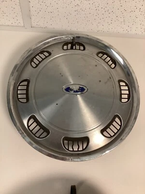 Ford Tempo 1986-1989 14" tapacubos de fábrica cubierta de rueda vintage clásico plateado Ford Foto 1 de 2