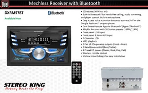 DUAL DXRM57BT Doppel DIN Mechless Empfänger Kopf Einheit mit Bluetooth GENERALÜBERHOLT - Bild 1 von 5