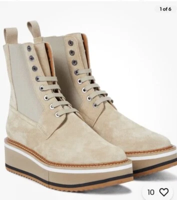 Женские замшевые боевые ботинки на платформе Brendy Robert Clergerie 37 - Изображение 1 из 4