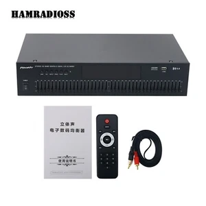 Ecualizador gráfico estéreo 666BT 220V 40 bandas Ecualizador Bluetooth Ecualizador de audio Ajuste USB - Imagen 1 de 7