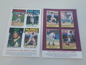 Topps Magazine 1986 Replica Baseball Cards in 1991 - Picture 1 of 4