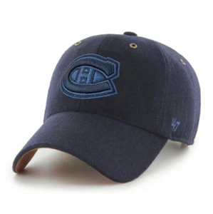 Men's Montreal Canadiens '47 Clean Peacoat Hat Cap NHL Hockey Adjustable Strap - Picture 1 of 2