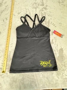 Brazil Butt Lift Tank Donna Medium Cami Top Cinghie Nero BBL Allenamento Palestra - Foto 1 di 6