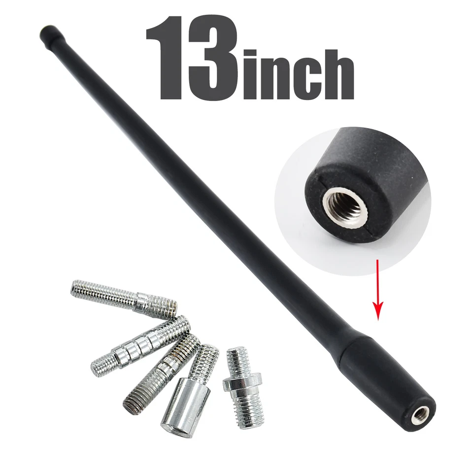 Antena de radio de coche de 13" mástil negro para Chevrolet Express 1500 1996-2014 96-23 2500 Foto 1 de 4
