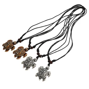 4pcs Creative Turtle Pendant Necklace Ornament European American Style Necklace - Picture 1 of 19