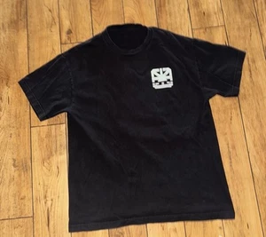 The Seventh Letter T-Shirt Large 21x27 Black Streetwear Graffiti - Picture 1 of 5