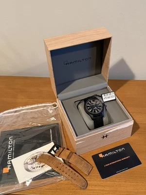 Hamilton Khaki Field Titanium 42mm Black Dial Men's Watch H70665533 - Image 1 of 4
