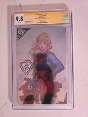 Supergirl #1 Dallas Foil Virgin SIGNED by Kyu Yong EOM CGC 9.8 pick one - Image 1 of 2