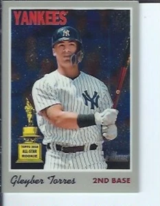 Gleyber Torres 2019 Topps Heritage Chrome Trophy Cup #ed / 999 - Picture 1 of 1