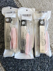 *Lot Of 3* AIYI Waterproof 4-point Eyebrow Pencil Kit Stencils Razor, Red Brown - Picture 1 of 7