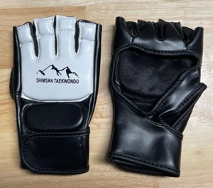 Half Finger Taekwondo Karate Gloves Muay Thai Boxing Training Gear Child Large - Picture 1 of 1