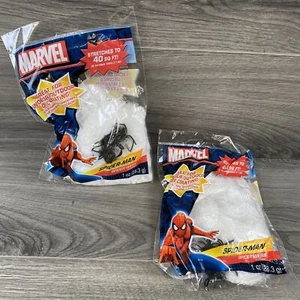 Juego de 2 telarañas elásticas telaraña hombre araña Marvel decoración fiesta Halloween - Imagen 1 de 6