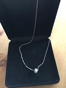 Kette mit Anhänger Weißgold 375 von QVC - Weißgoldkette Goldkette - Bild 1 von 2