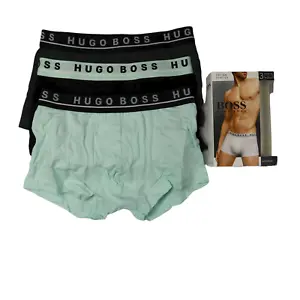 HUGO BOSS Men's Trunk 3P CO/EL Boxer Shorts, Open Miscellaneous993. S UK - Picture 1 of 8