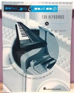 Blues, Jazz, & Rock Riffs For Keyboards ~ Instructional Songbook ~ NEW - Picture 1 of 5